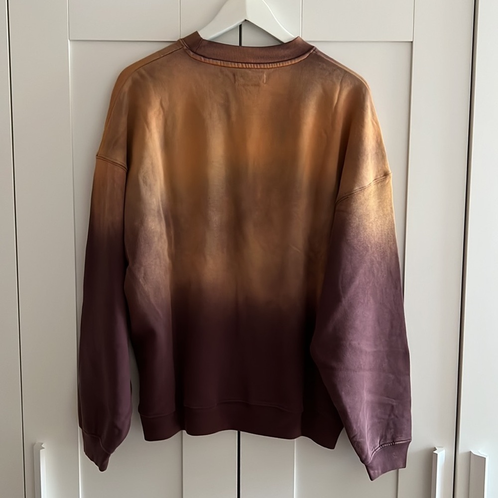 Anine Bing Brown and Gold Ombre Sweatshirt - Picture 11 of 14